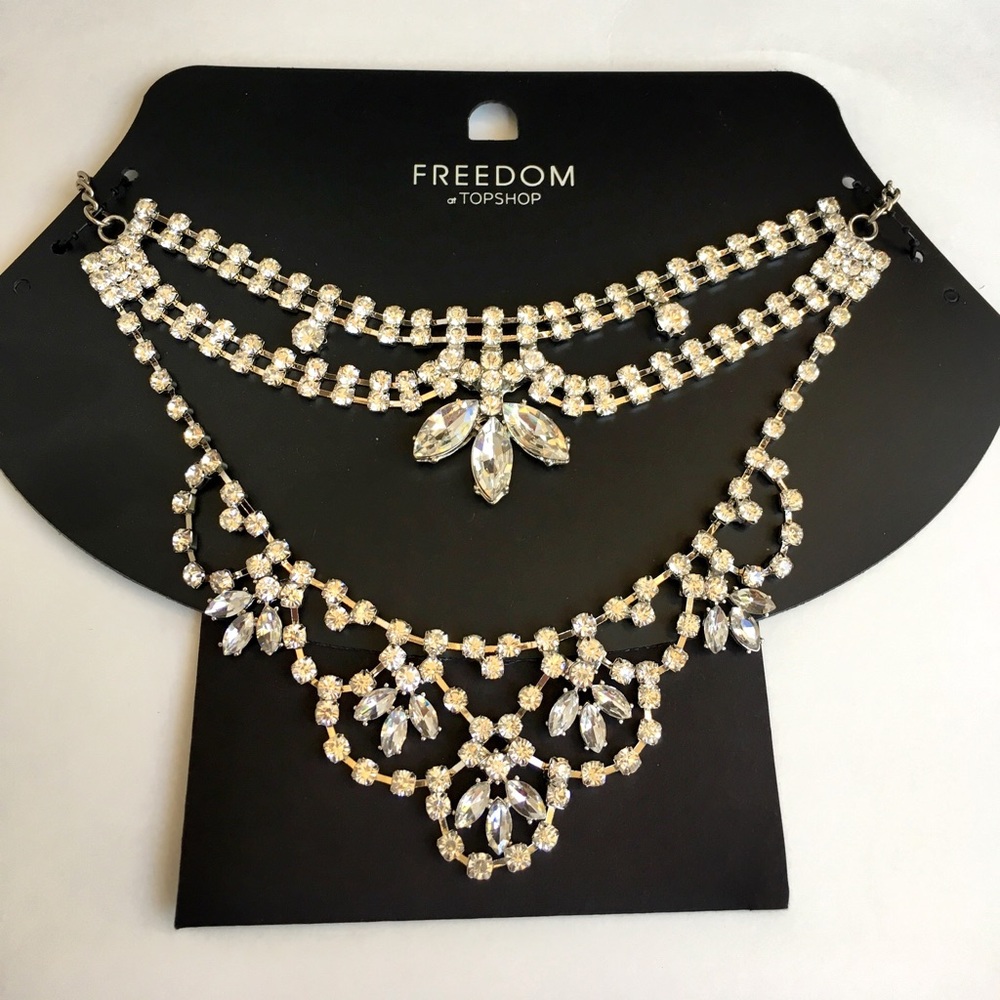 Topshop Rhinestones Necklace